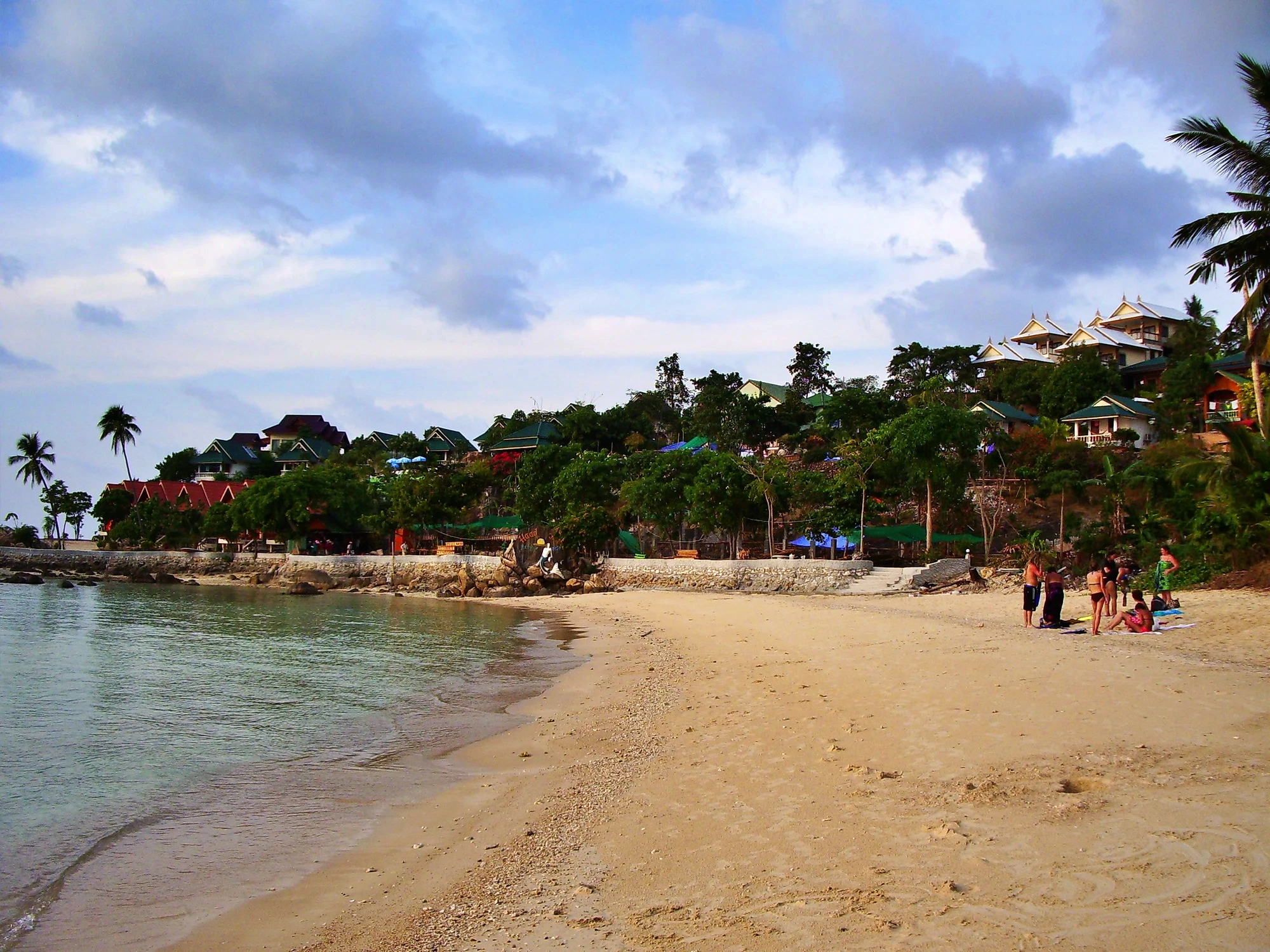 Haad Son stranden söder om resorten Haad Son stranden söder om resorten