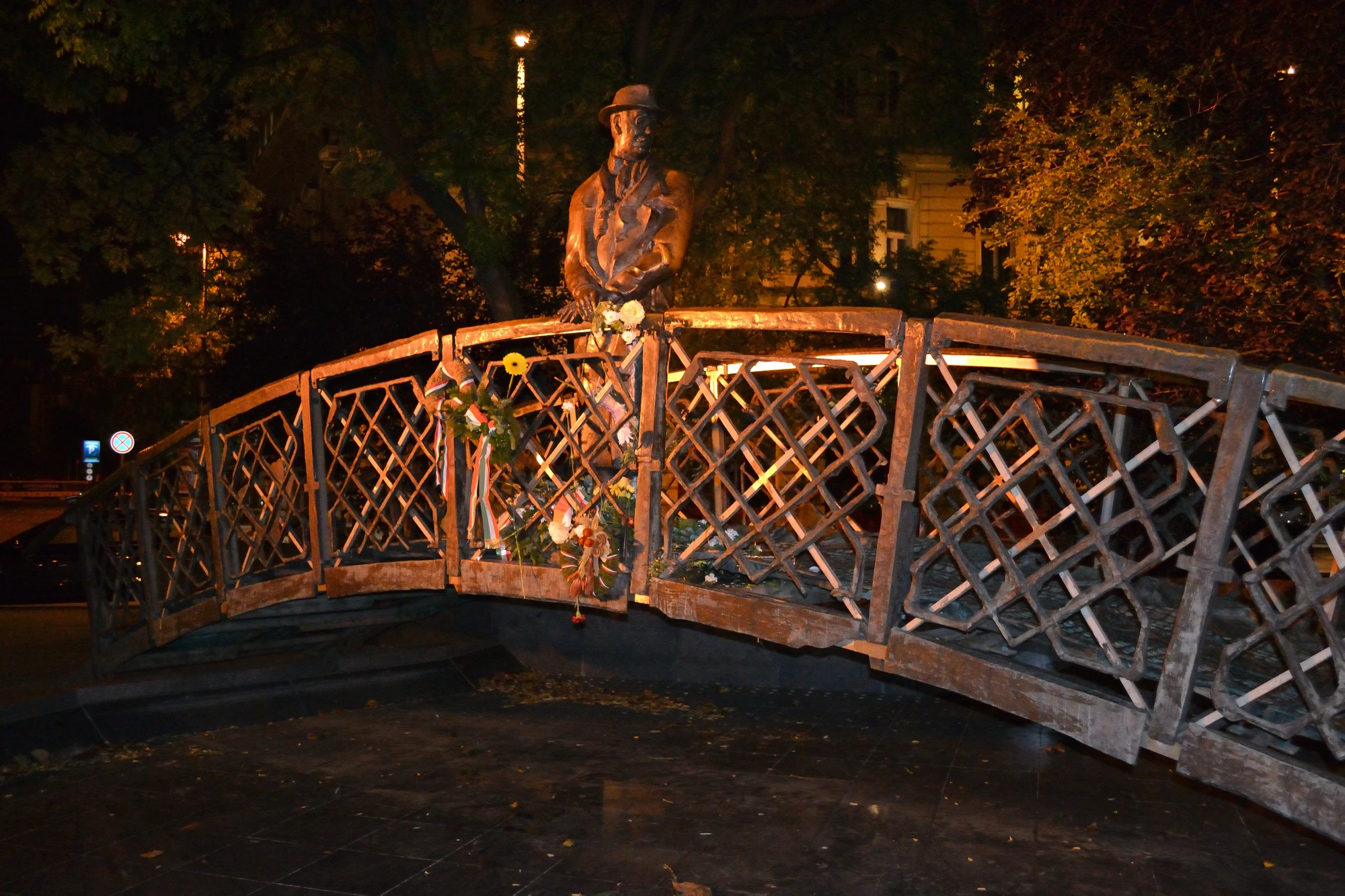 Staty Imre Nagy, en av ledarna under Ungernrevolten 1956 Staty Imre Nagy, en av ledarna under Ungernrevolten 1956