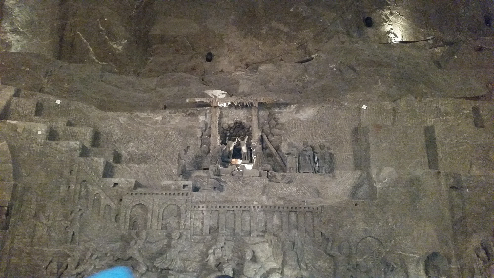 Detalj inne i Saltgruvan Detalj inne i Saltgruvan