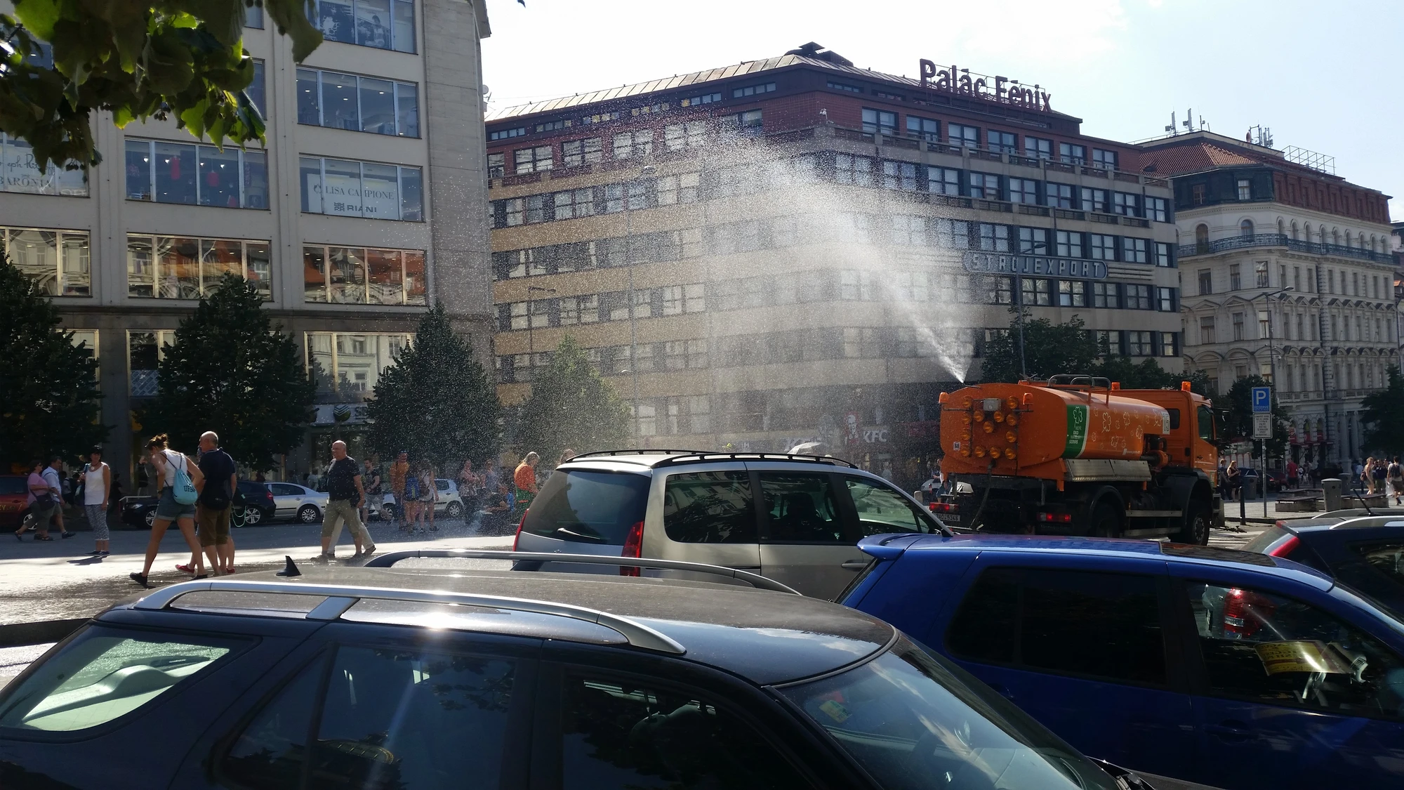 Som sagt väldigt svettigt, men duschmöjligheter fanns...
