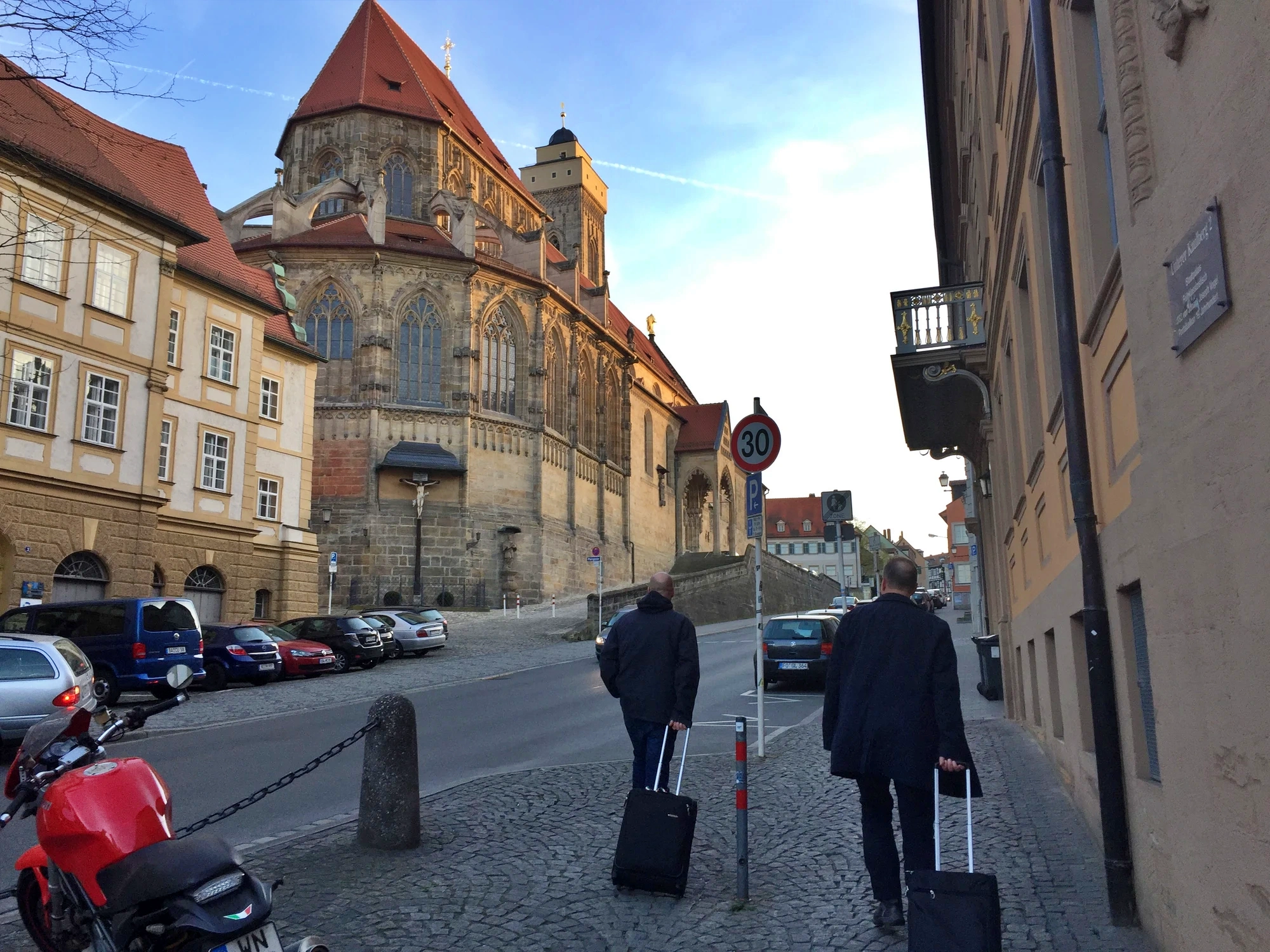 På väg till Hotellet Akadenhotel Bamberg