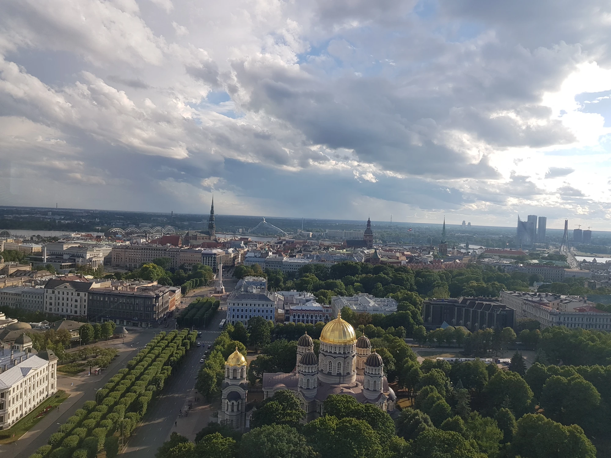 Utsikt över Riga, kan ha varit från Radisson Hotellet. Vi bodde inte där. Utsikt över Riga, kan ha varit från Radisson Hotellet. Vi bodde inte där.