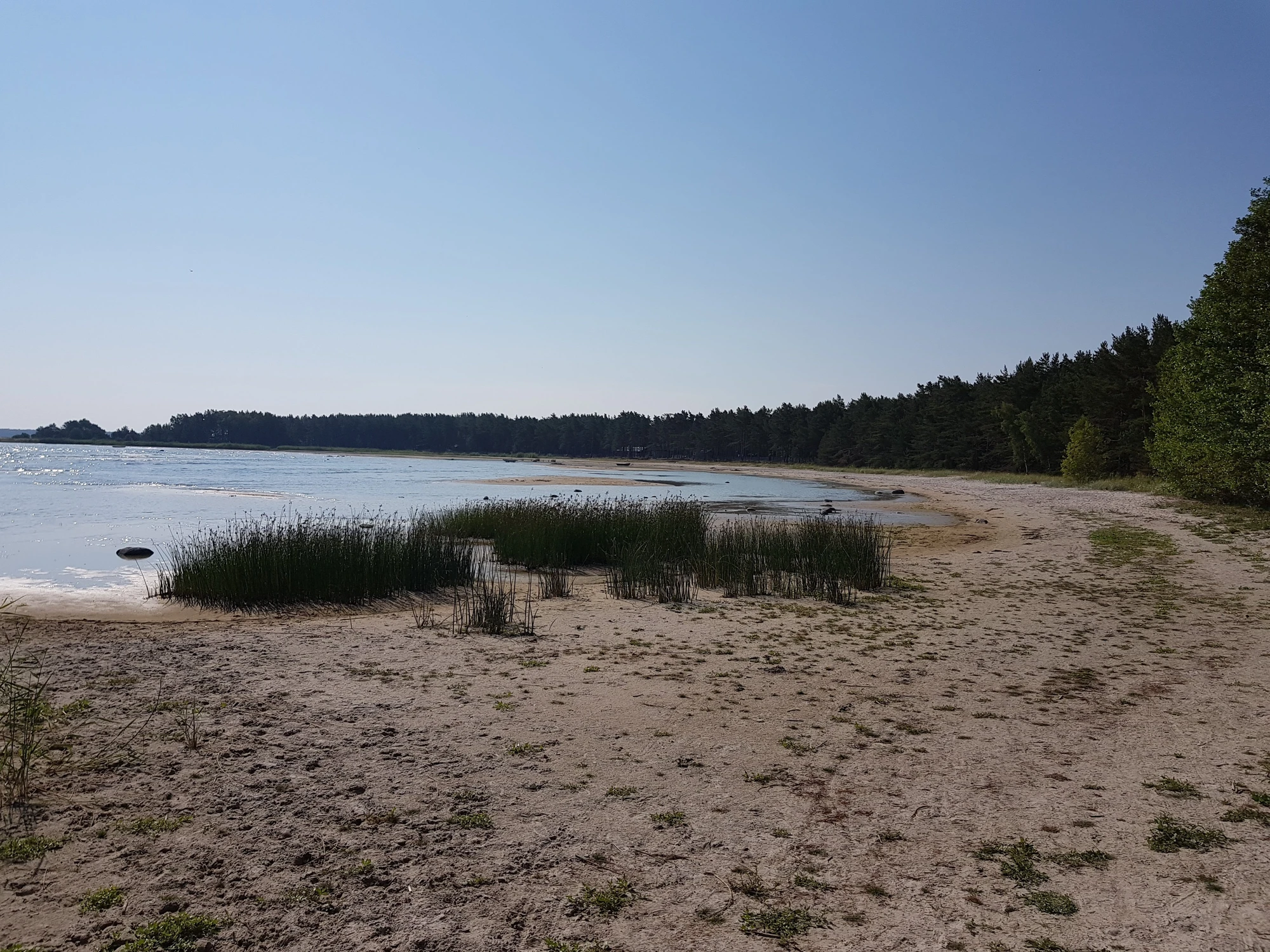 Sudersand, norra delen av Fårö, andra cykeldagen på Fårö