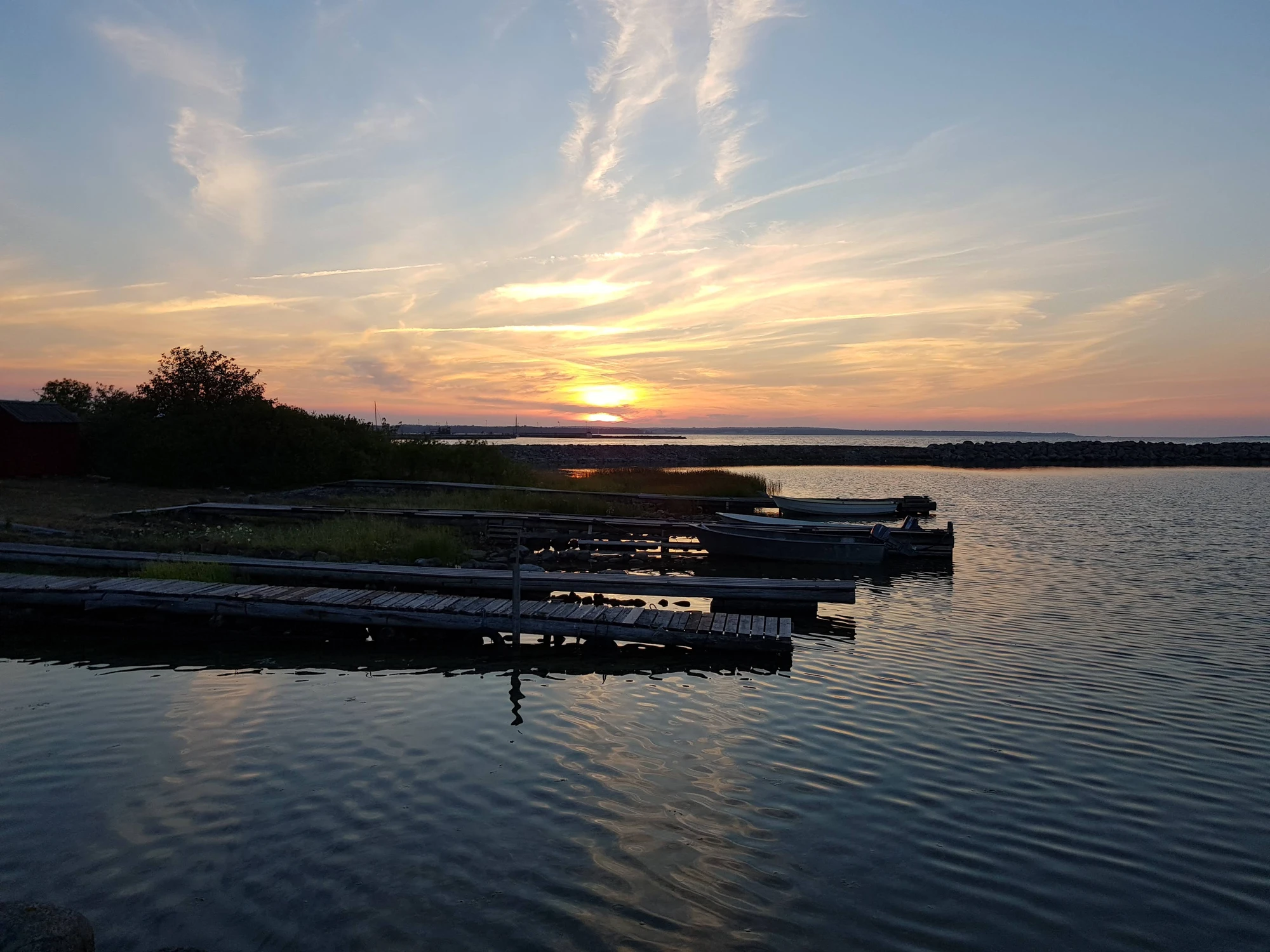 Fin solnedgång i närheten av Fårösund Fin solnedgång i närheten av Fårösund