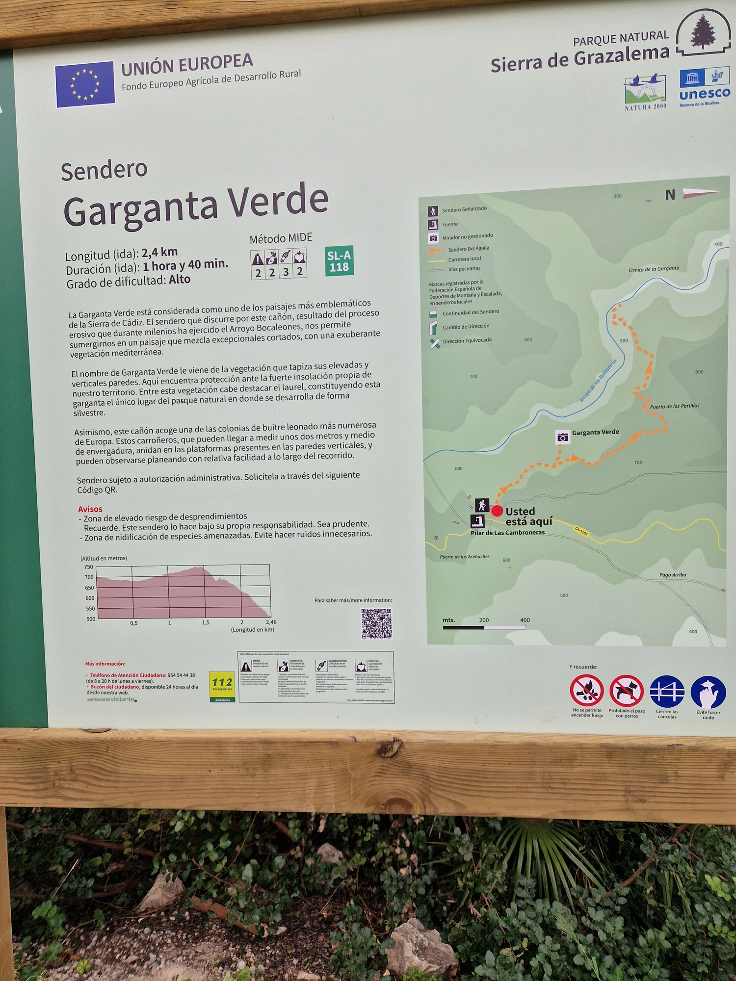 Vandring 2, Garganta Verde