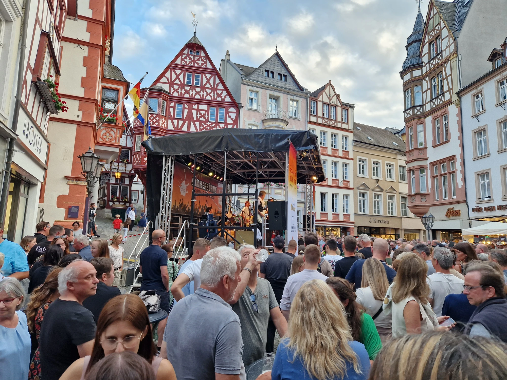 Konsert på torget i Bernkastel