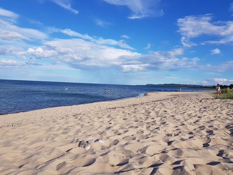 Vy från haväng mot Kivik